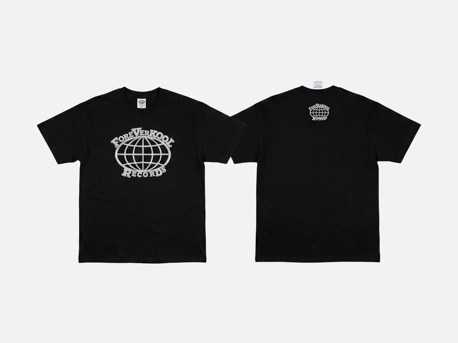 Label Logo Tee — Black